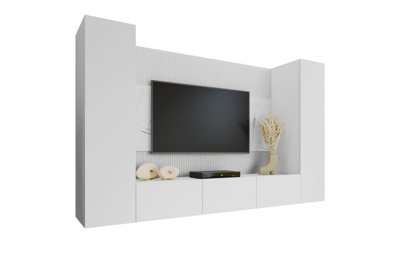 Bernice Tv-skåp 260x38 cm - Vit - Möbler - TV- & Mediamöbler - TV-skåp