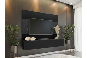 Bernice Tv-skåp 38x150 cm - Svart - Möbler - TV- & Mediamöbler - TV-möbelset