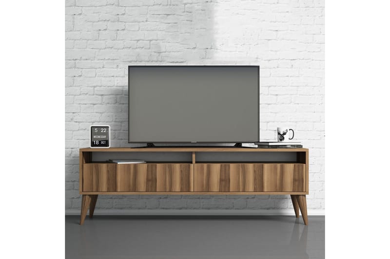 Bexheti Tv-bänk 150 cm - Valnöt - Möbler - TV- & Mediamöbler - TV bänk & mediabänk