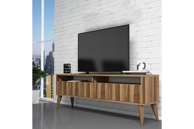 Bexheti Tv-bänk 150 cm - Valnöt - Möbler - TV- & Mediamöbler - TV bänk & mediabänk