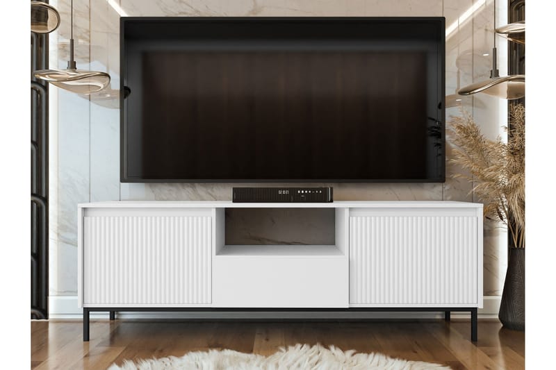 Bjurholm Tv-bänk 174 cm - Vit - Möbler - TV- & Mediamöbler - TV bänk & mediabänk