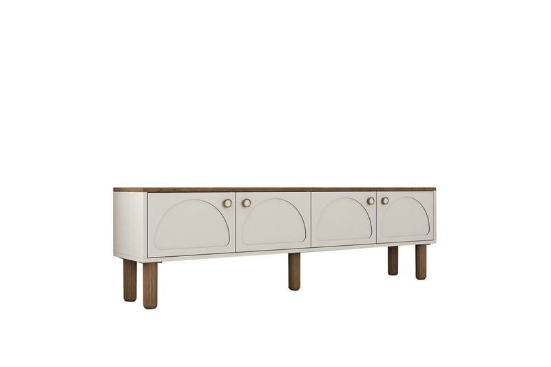 Bohem Tv-bänk 180 cm - Cremevit/Multifärgad - Möbler - TV- & Mediamöbler - TV bänk & mediabänk
