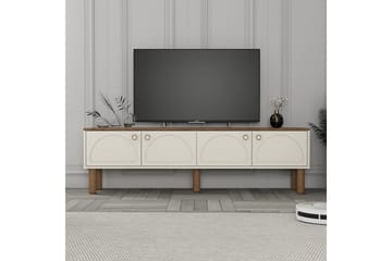 Bohem Tv-bänk 180 cm - Cremevit/Multifärgad - Möbler - TV- & Mediamöbler - TV bänk & mediabänk
