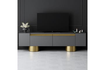 Bohem Tv-bänk 180 cm - Guld/Antracit - Möbler - TV- & Mediamöbler - TV bänk & mediabänk