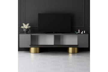 Bohem Tv-bänk 180 cm - Guld/Antracit - Möbler - TV- & Mediamöbler - TV bänk & mediabänk