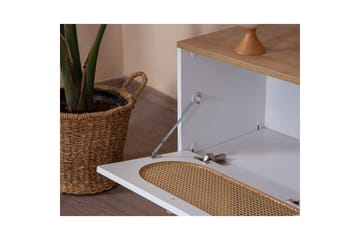 Bohem Tv-bänk 180 cm - Mediumfärgat trä/Vit - Möbler - TV- & Mediamöbler - TV bänk & mediabänk