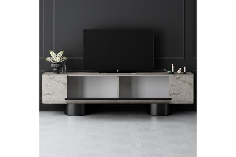 Bohem Tv-bänk 180 cm - Natur/Svart - Möbler - TV- & Mediamöbler - TV bänk & mediabänk