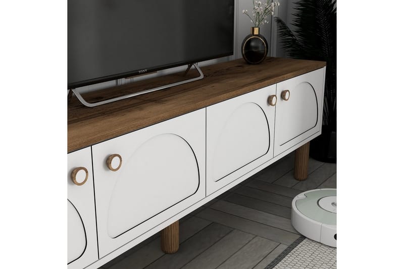 Bohem Tv-bänk 180 cm - Vit - Möbler - TV- & Mediamöbler - TV bänk & mediabänk