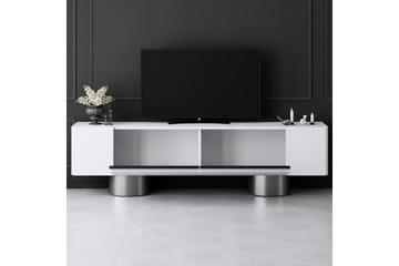Bohem Tv-bänk 180 cm - Vit/Silver - Möbler - TV- & Mediamöbler - TV bänk & mediabänk