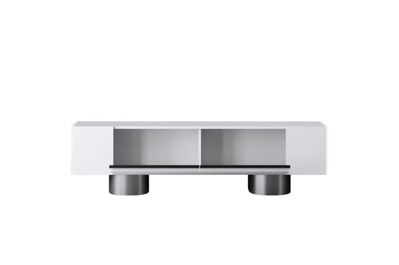 Bohem Tv-bänk 180 cm - Vit/Silver - Möbler - TV- & Mediamöbler - TV bänk & mediabänk