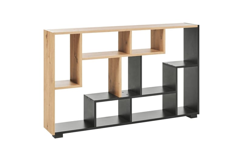 Bokhylla Alma Ljus trä, svart - Ljus trä, svart - Förvaring - Hylla - Bokhylla