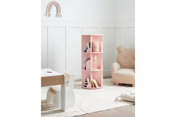 Bokhylla Caney Rosa - Rosa - Möbler - TV- & Mediamöbler - CD-hylla & DVD-hylla