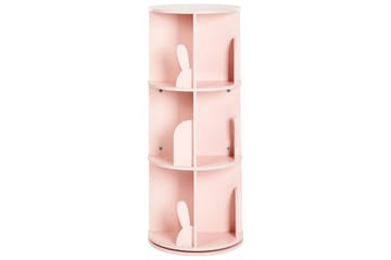 Bokhylla Caney Rosa - Rosa - Möbler - TV- & Mediamöbler - CD-hylla & DVD-hylla