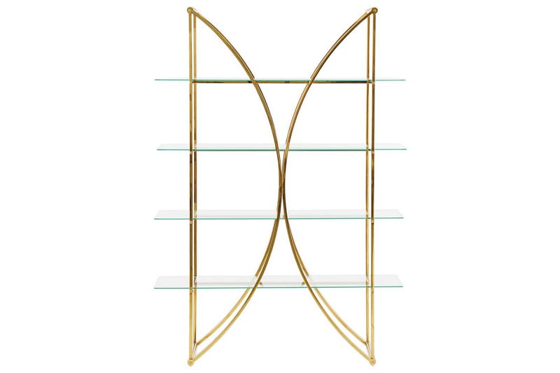 Bokhylla Hollow Guld - Guld - Möbler - TV- & Mediamöbler - CD-hylla & DVD-hylla