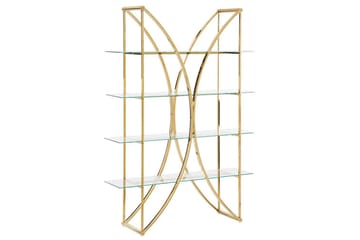 Bokhylla Hollow Guld - Guld - Möbler - TV- & Mediamöbler - CD-hylla & DVD-hylla