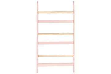 Bokhylla Rigolet Rosa, ljust trä - Rosa, ljust trä - Förvaring - Hylla - Bokhylla