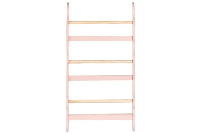 Bokhylla Rigolet Rosa, ljust trä - Rosa, ljust trä - Förvaring - Hylla - Bokhylla