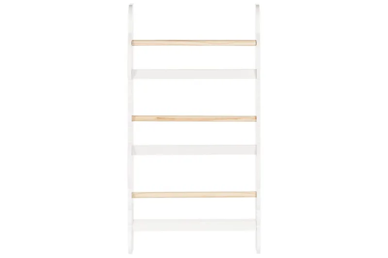 Bokhylla Rigolet Vit, ljust trä - Vit, ljust trä - Förvaring - Hylla - Bokhylla