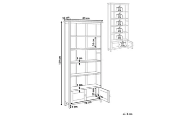 Bokhylla Salton - Förvaring - Hylla - Bokhylla