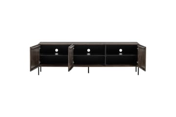 Bono Golvstående Tv Bänk 180 cm med Förvaring i Ask - Brun - Möbler - TV- & Mediamöbler - TV bänk & mediabänk