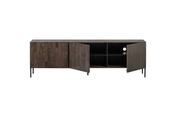 Bono Golvstående Tv Bänk 180 cm med Förvaring i Ask - Brun - Möbler - TV- & Mediamöbler - TV bänk & mediabänk