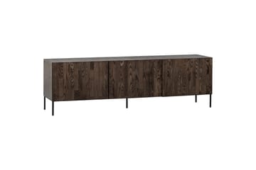 Bono Golvstående Tv Bänk 180 cm med Förvaring i Ask - Brun - Möbler - TV- & Mediamöbler - TV bänk & mediabänk