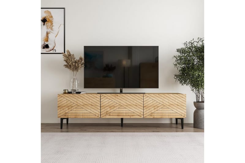 Botswana Tv-bänk 160 cm - Natural - Möbler - TV- & Mediamöbler - TV bänk & mediabänk