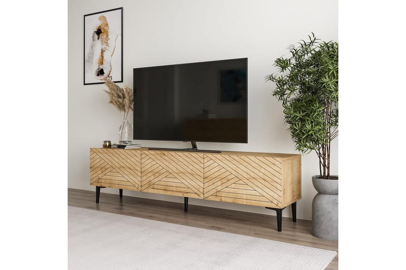 Botswana Tv-bänk 160 cm - Natural - Möbler - TV- & Mediamöbler - TV bänk & mediabänk