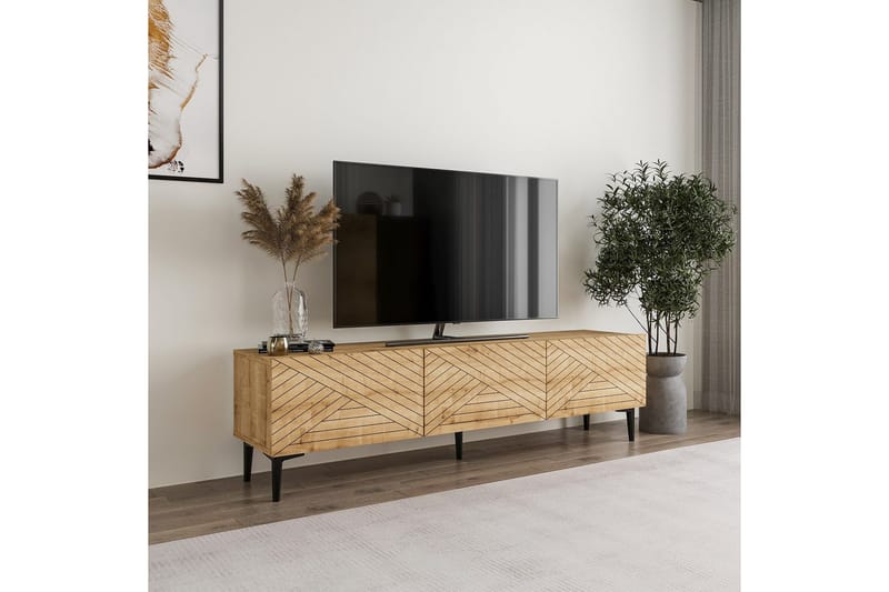 Botswana Tv-bänk 160 cm - Natural - Möbler - TV- & Mediamöbler - TV bänk & mediabänk