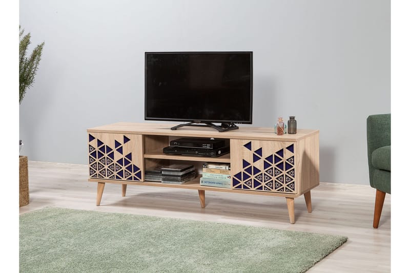 Brokind TV-Bänk 140 cm - Brun - Möbler - TV- & Mediamöbler - TV bänk & mediabänk