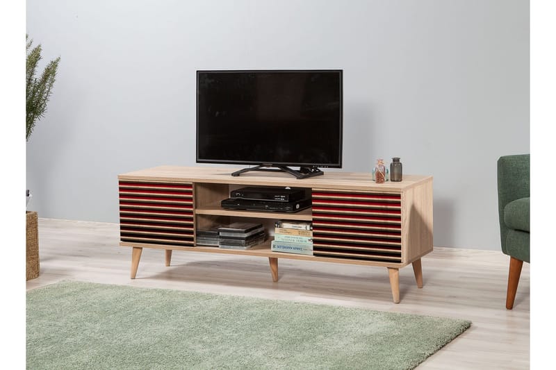 Brokind TV-Bänk 140 cm - Brun - Möbler - TV- & Mediamöbler - TV bänk & mediabänk