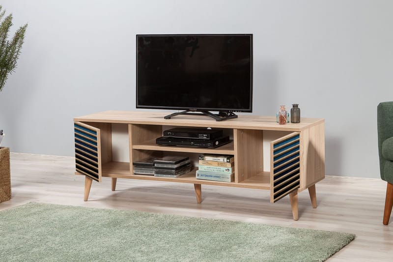 Brokind TV-Bänk 140 cm - Brun - Möbler - TV- & Mediamöbler - TV bänk & mediabänk