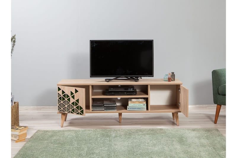 Brokind TV-Bänk 140 cm - Brun - Möbler - TV- & Mediamöbler - TV bänk & mediabänk