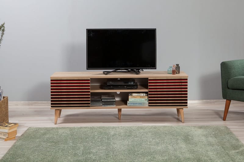 Brokind TV-Bänk 140 cm - Brun - Möbler - TV- & Mediamöbler - TV bänk & mediabänk
