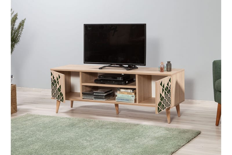 Brokind TV-Bänk 140 cm - Brun - Möbler - TV- & Mediamöbler - TV bänk & mediabänk