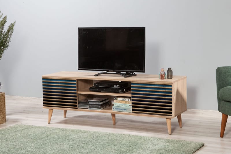 Brokind TV-Bänk 140 cm - Brun - Möbler - TV- & Mediamöbler - TV bänk & mediabänk