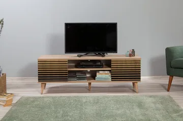 Brokind TV-Bänk 140 cm - Brun - Möbler - TV- & Mediamöbler - TV bänk & mediabänk