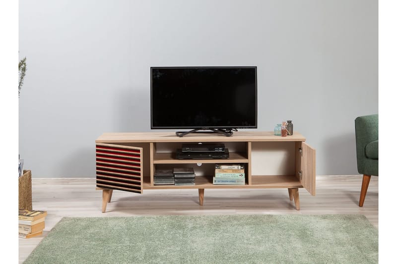 Brokind TV-Bänk 140 cm - Brun - Möbler - TV- & Mediamöbler - TV bänk & mediabänk