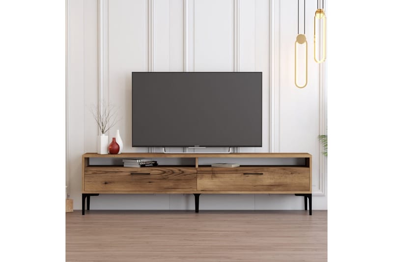 Brutorp Tv-bänk 180 cm - Valnöt - Möbler - TV- & Mediamöbler - TV bänk & mediabänk