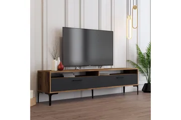 Brutorp Tv-bänk 180 cm - Valnöt/Antracit - Möbler - TV- & Mediamöbler - TV bänk & mediabänk