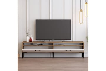 Brutorp Tv-bänk 180 cm - Valnöt/Vit - Möbler - TV- & Mediamöbler - TV bänk & mediabänk