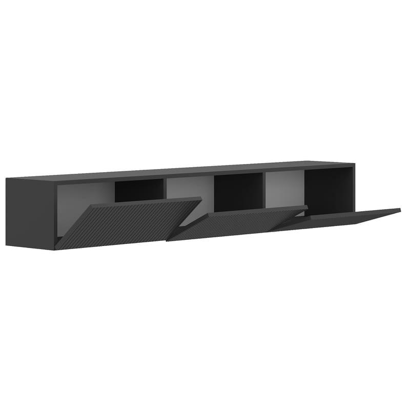 Bruveri TV-bänk 180x28,6x31,4 cm - Antracit - Möbler - TV- & Mediamöbler - TV bänk & mediabänk