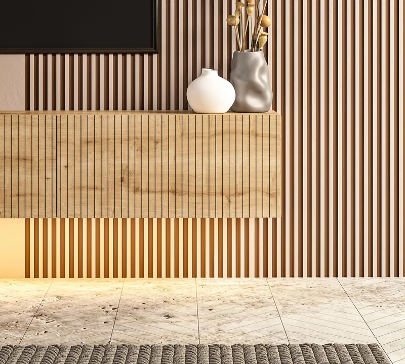 Bruveri TV-bänk 180x28,6x31,4 cm - Sapphire Oak - Möbler - TV- & Mediamöbler - TV bänk & mediabänk