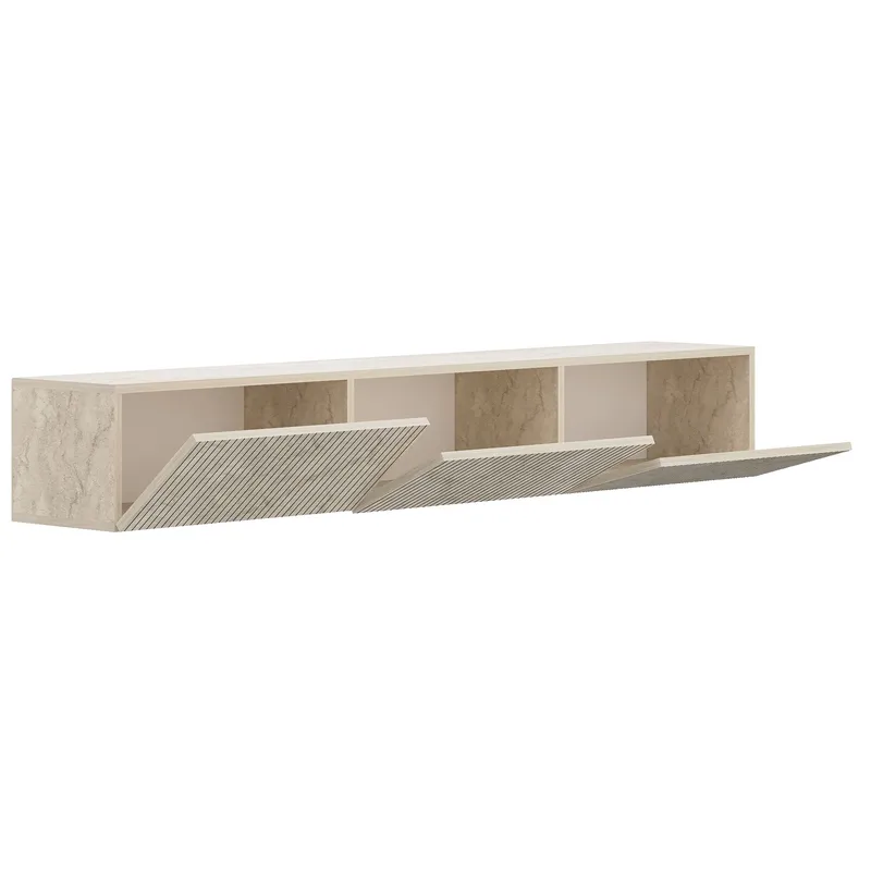 Bruveri TV-bänk 180x28,6x31,4 cm - Travertin - Möbler - TV- & Mediamöbler - TV bänk & mediabänk