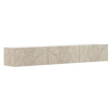Bruveri TV-bänk 180x28,6x31,4 cm - Travertin - Möbler - TV- & Mediamöbler - TV bänk & mediabänk