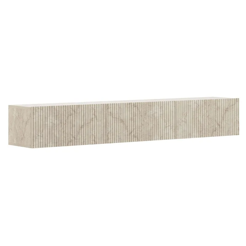 Bruveri TV-bänk 180x28,6x31,4 cm - Travertin - Möbler - TV- & Mediamöbler - TV bänk & mediabänk