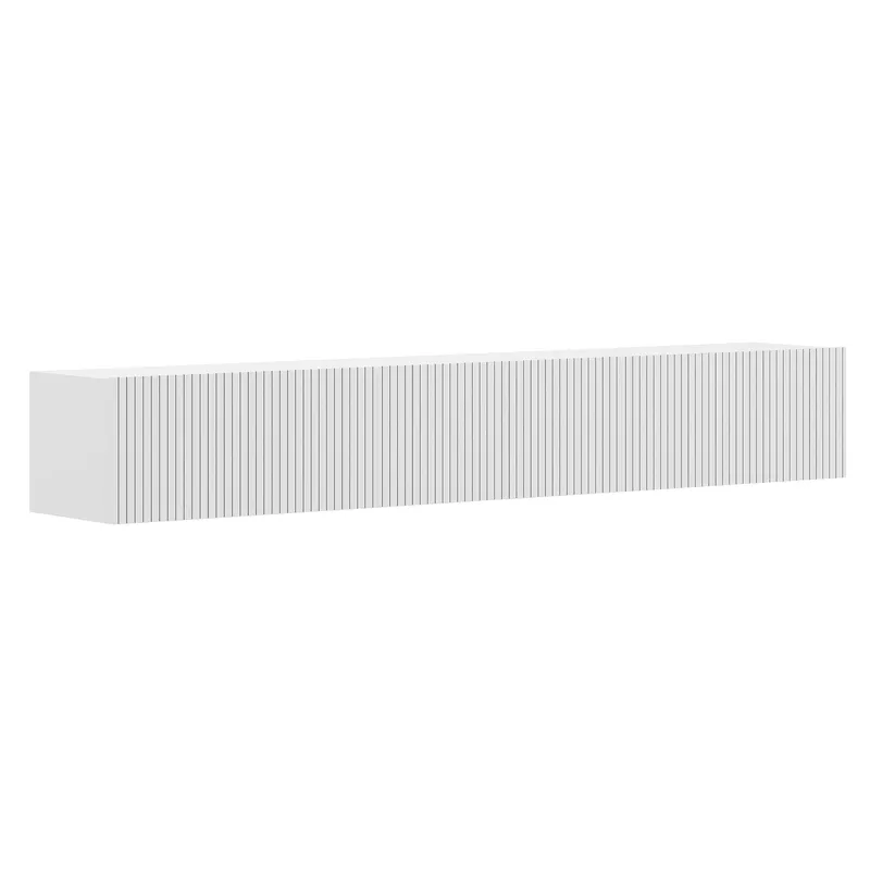 Bruveri TV-bänk 180x28,6x31,4 cm - Vit - Möbler - TV- & Mediamöbler - TV bänk & mediabänk