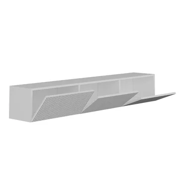 Bruveri TV-bänk 180x28,6x31,4 cm - Vit - Möbler - TV- & Mediamöbler - TV bänk & mediabänk