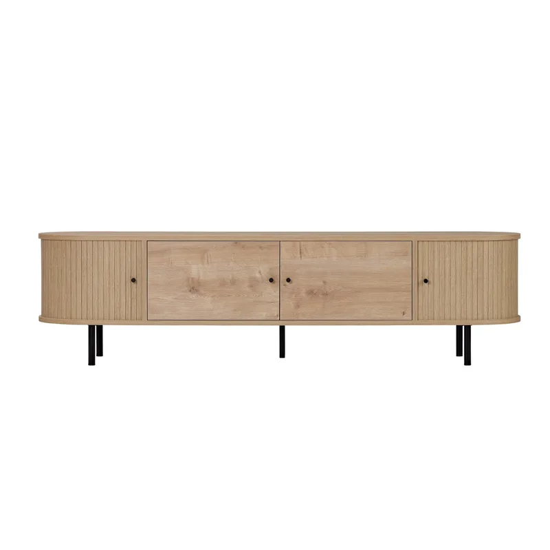 Bryric Tv-bänk 180 cm - Sapphire Oak/Svart - Möbler - TV- & Mediamöbler - TV bänk & mediabänk