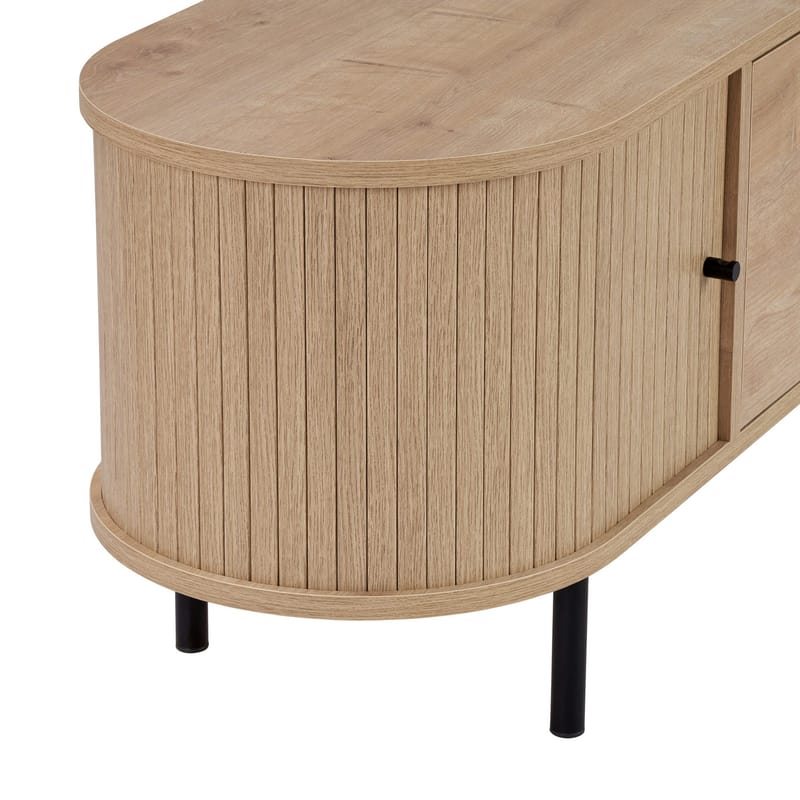 Bryric Tv-bänk 180 cm - Sapphire Oak/Svart - Möbler - TV- & Mediamöbler - TV bänk & mediabänk